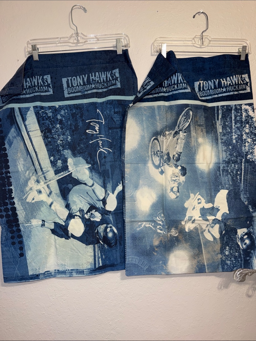 Rare Vintage Tony Hawk Boom Boom HuckJam sheets set flat fitted 3 pillowcases y2